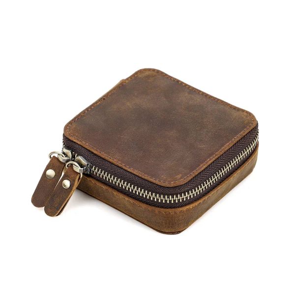 Boîte à Bijoux en Cuir Homme