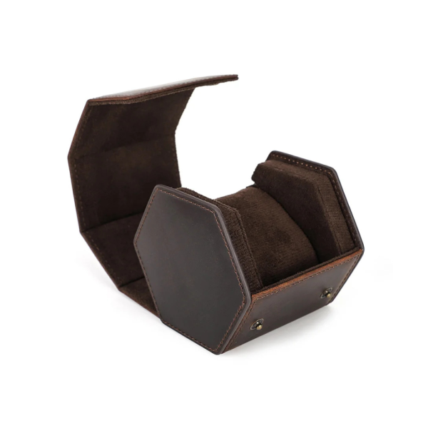 coffret de rangement en cuir
