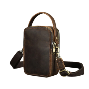 Petite Sacoche Bandoulière Homme en cuir