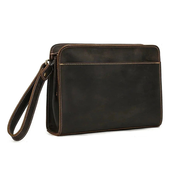 pochette homme cuir élégante