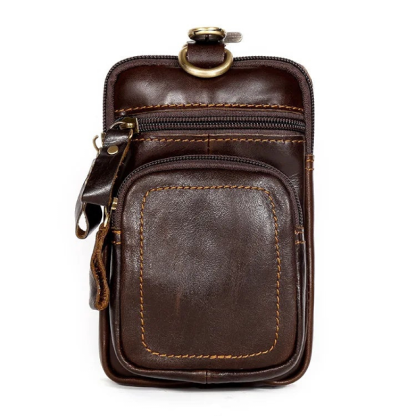 pochette homme cuir