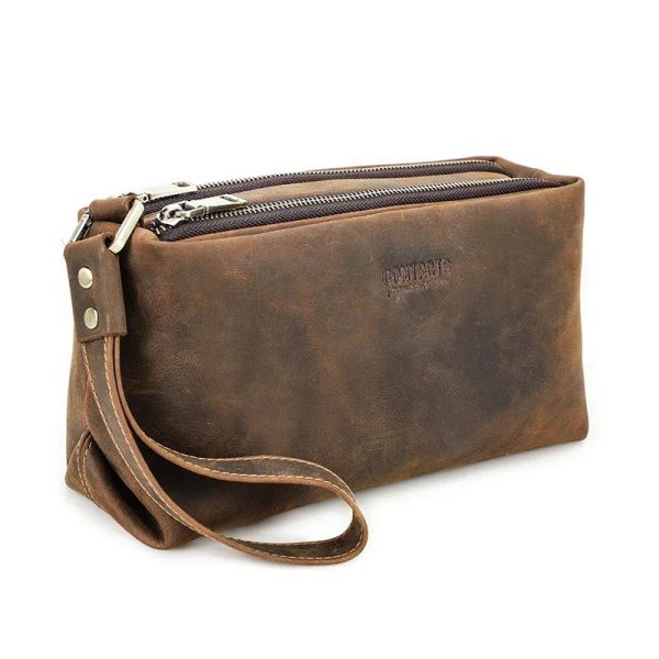 pochette homme cuir élégante