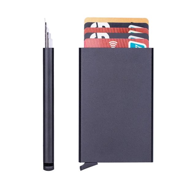 porte carte aluminium homme