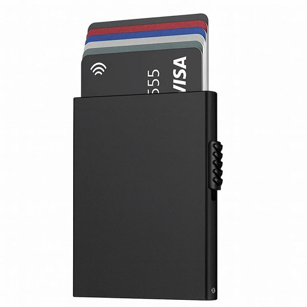 porte-cartes aluminium élégant