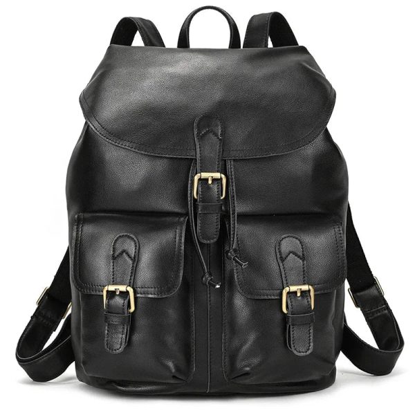 sac à dos en cuir authentique