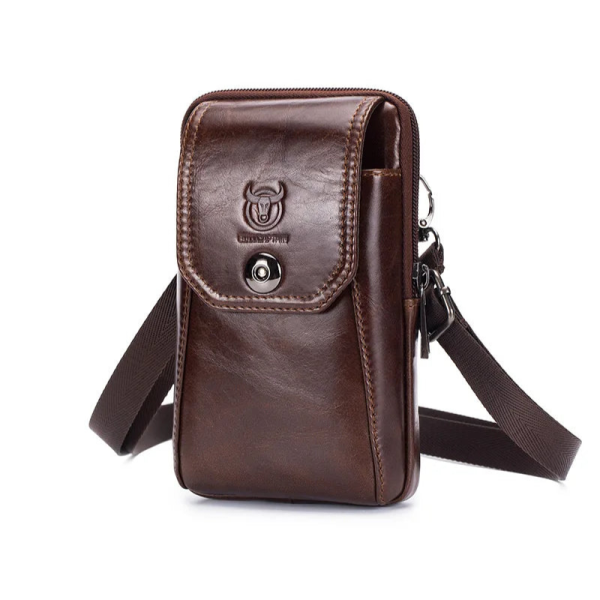 sac ceinture cuir homme