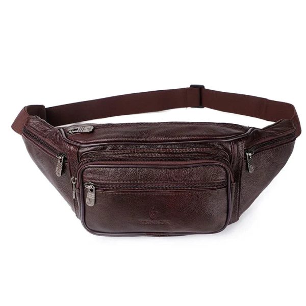 Sacoche Banane Cuir Homme chic