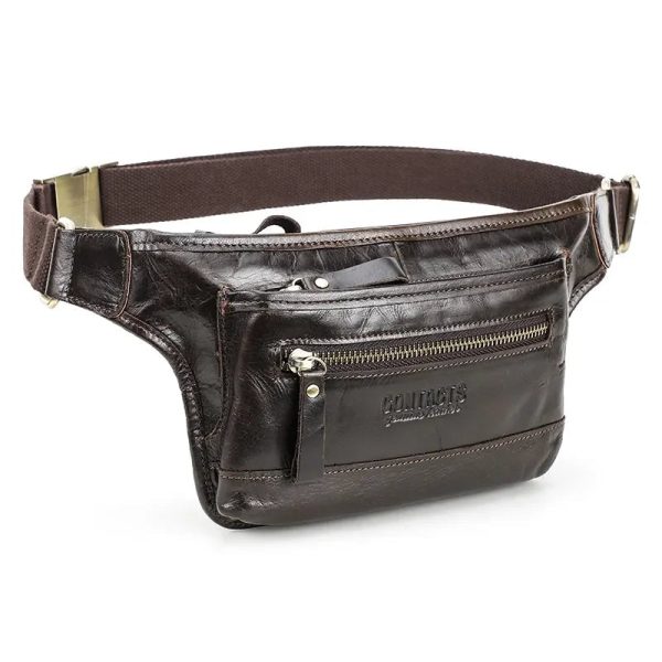 Sacoche Banane en Cuir Homme