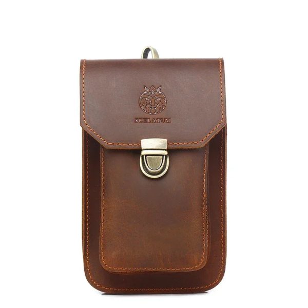 sacoche ceinture cuir homme élégante