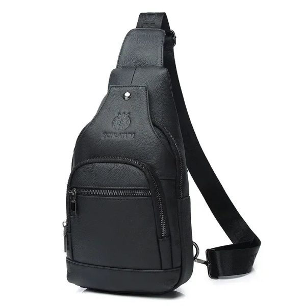 VF-Maison Sacoche en cuir véritable