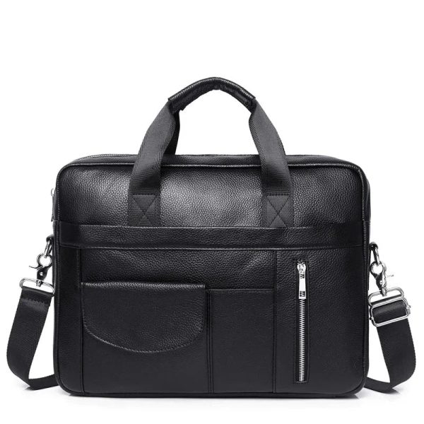Sacoche Homme Cuir Noir élégante