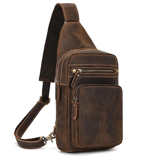 sacoche homme cuir marron