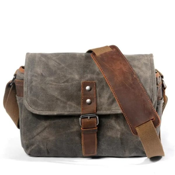 Sacoche Homme Toile Vintage
