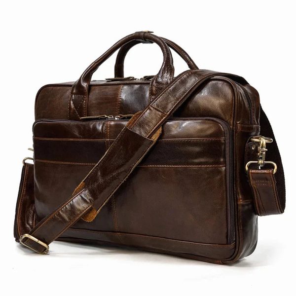 Sacoche Ordinateur en Cuir pour Homme