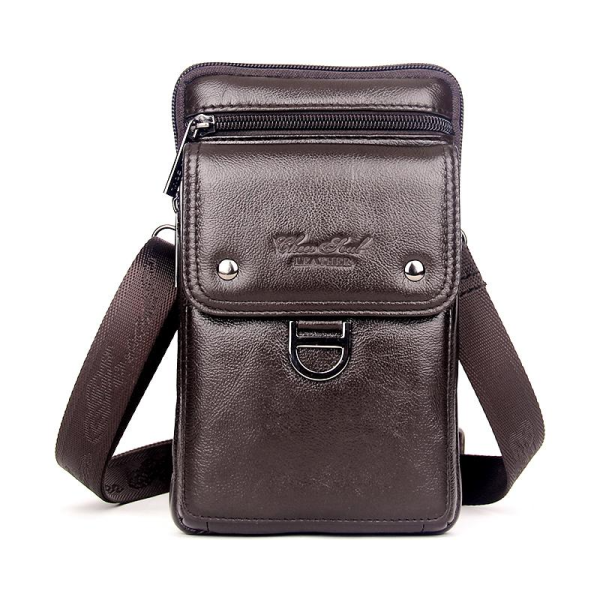 Sacoche Portable Homme en cuir