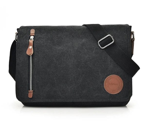 sacoche pour homme en toile